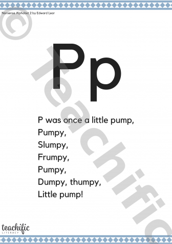 Preview image for Poems: P Was Once a Little Pump, K-2