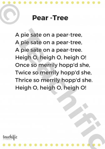 Preview image for Poems: Pear Tree, Yrs 2,3