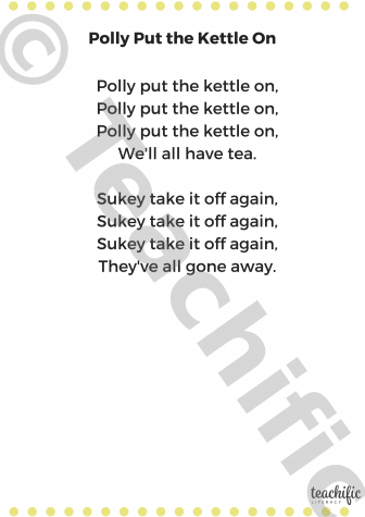 Preview image for Poems: Polly Put the Kettle On, K-2