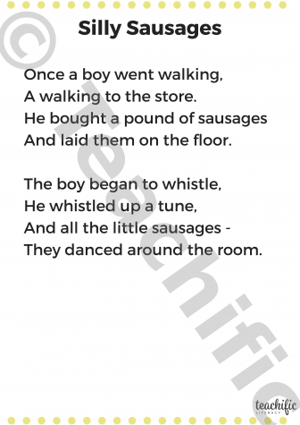 Preview image for Poems: Silly Sausages K-2