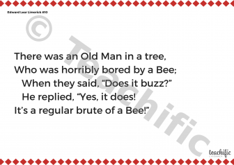 Preview image for Edward Lear Limerick #10: There was an Old Man in a Tree