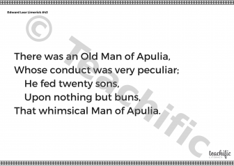 Preview image for Edward Lear Limerick #43: There was an Old Man of Apulia