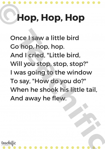 Preview image for Poem: Hop, Hop, Hop