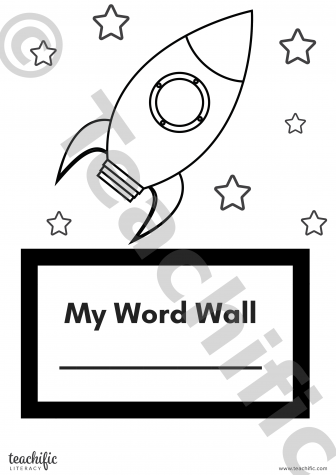 Preview image for Personal Word Wall: My Word Wall Cover 'open a' - Rocket