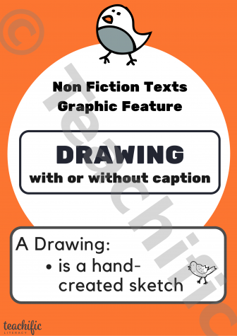 Preview image for Non Fiction Poster: Graphic Feature, Yrs K-2 - Drawing