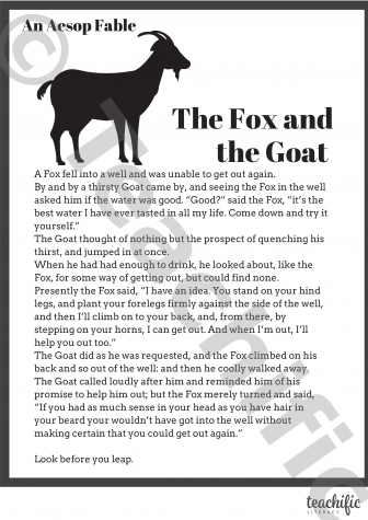 Preview image for Fable: The Fox and the Goat