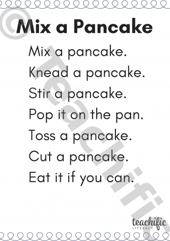 Preview image for Poems K-2: Mix a Pancake
