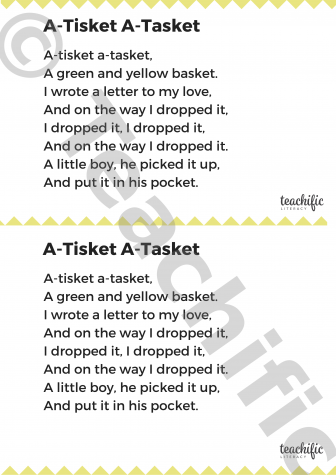 Preview image for Poems K-2: A Tisket, A-Tasket v2