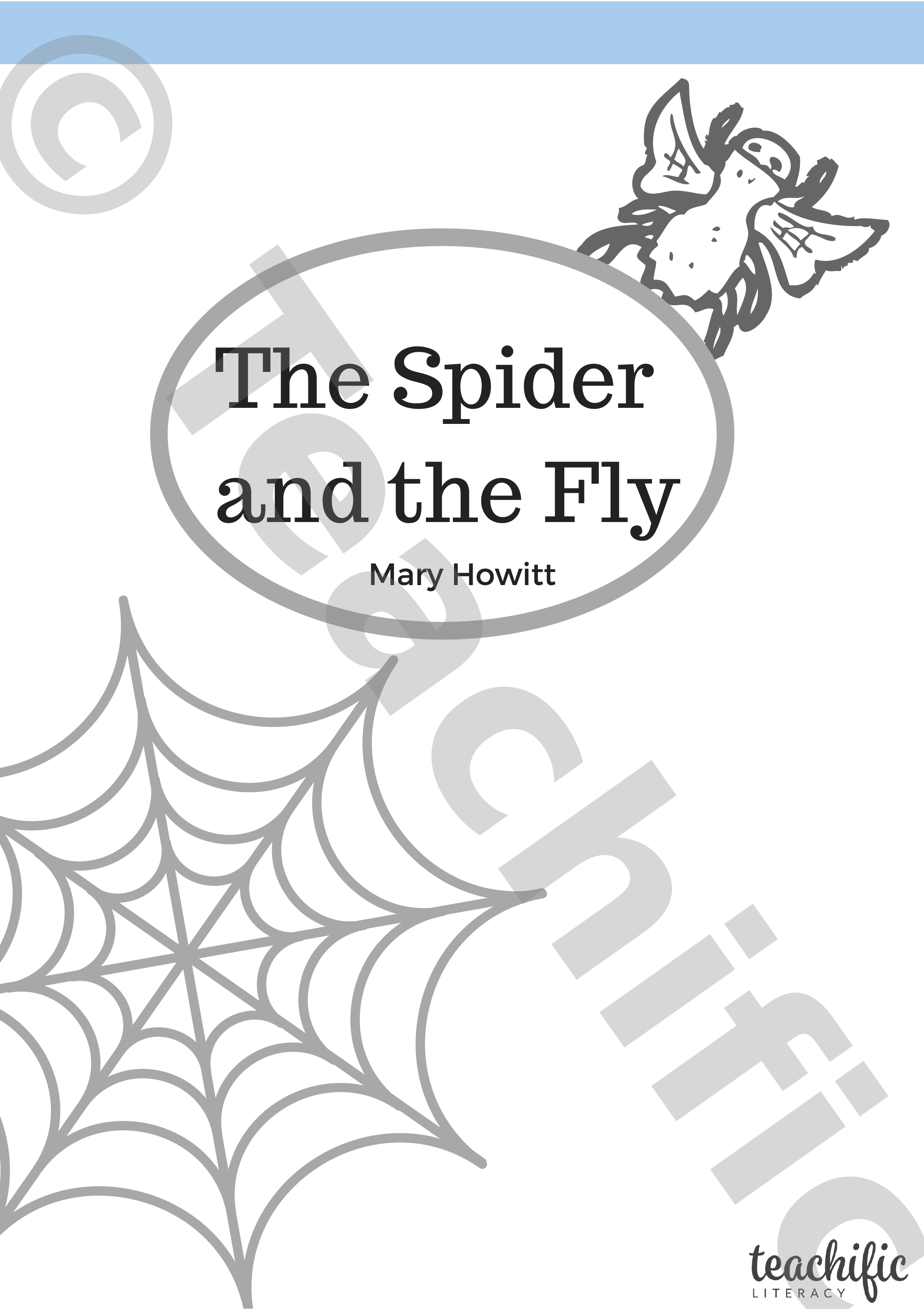 Poems K 2 The Spider And The Fly Teachific